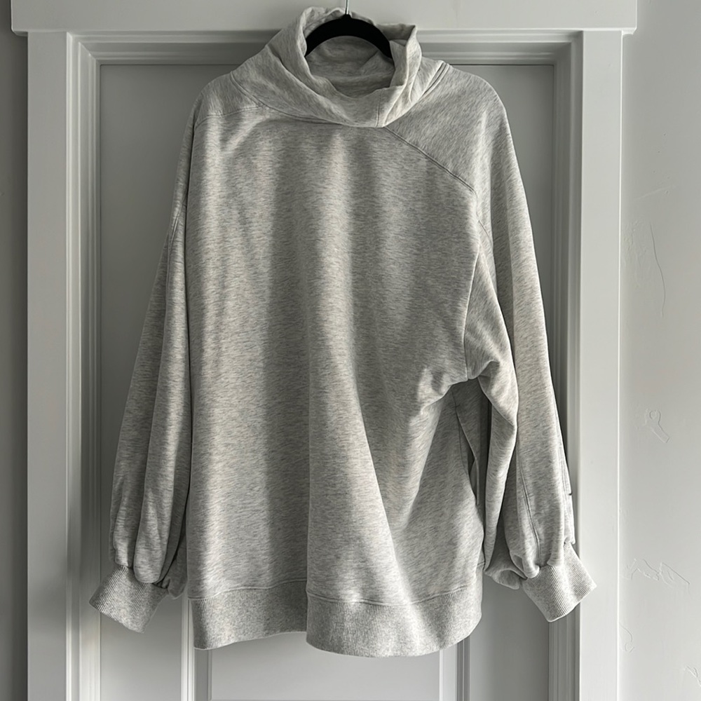 Cowl neck oversized tunic